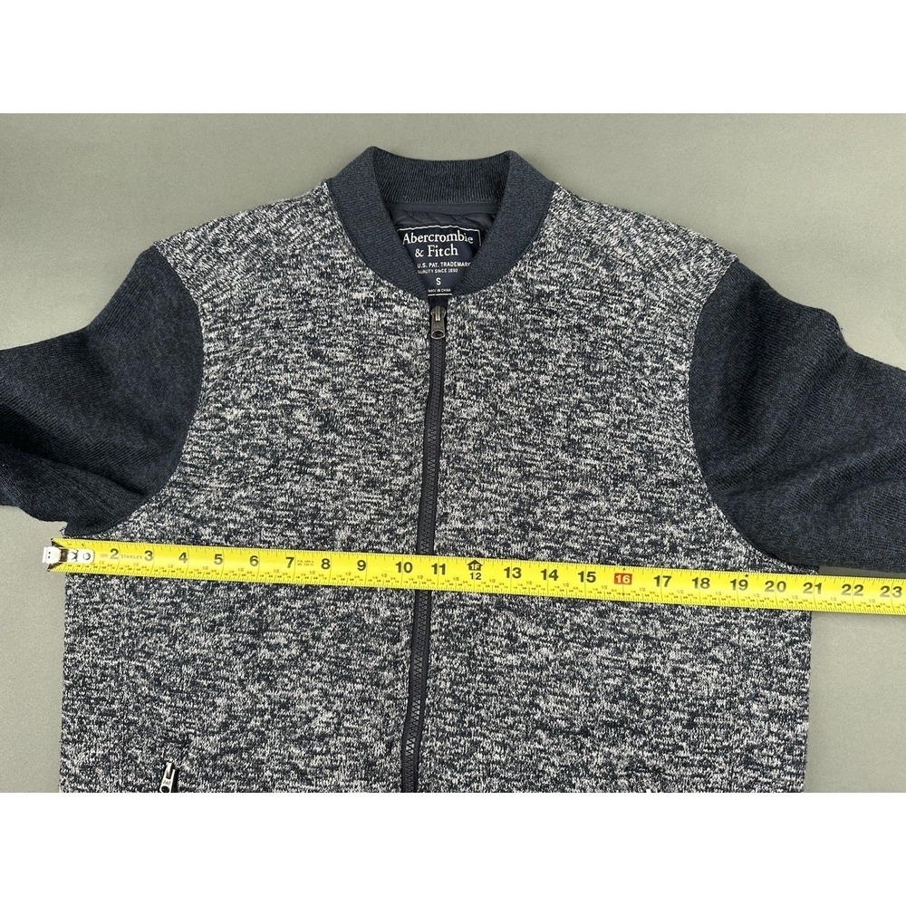 Abercrombie Fitch Jacket Men's S Bomber Varsity Insulated Quilted Blade Collar - Picture 9 of 12